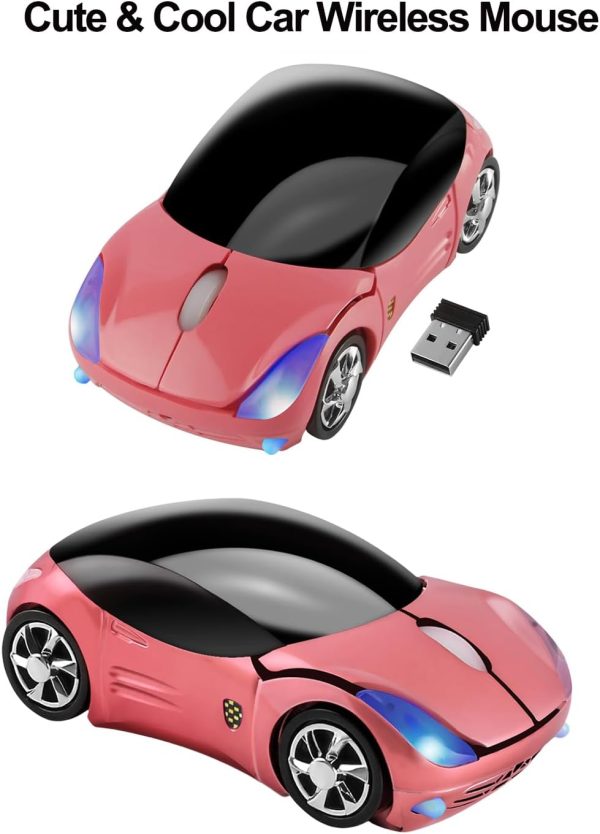 Cool Sports Car Shape Wireless Optical Mouse